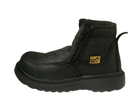 BOTA CASUAL NIÑO PMA 573 NEGRO/AVESTRUZ
