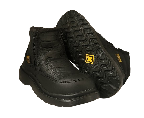 BOTA CASUAL NIÑO PMA 573 NEGRO/AVESTRUZ