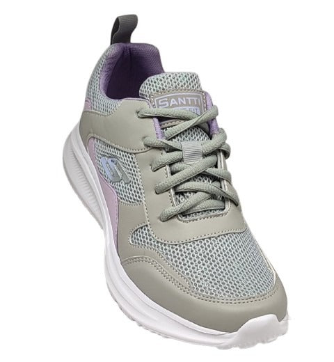 TENIS DEPORTIVO SANTII 505 GRIS LILA