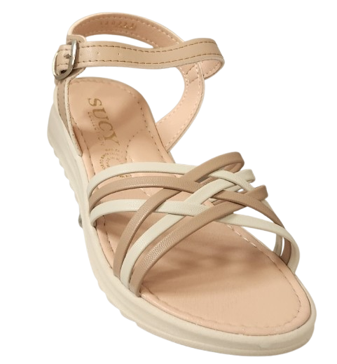SANDALIA CASUAL SUCY COLLECTION 5602 NUDE