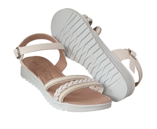 SANDALIA CASUAL SUCY COLLECTION 5622 BLANCO
