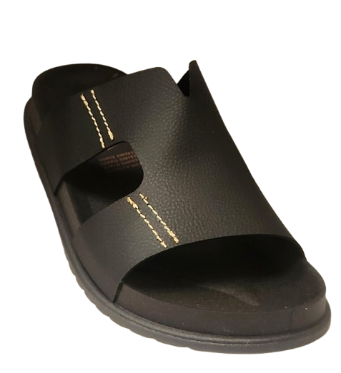 SANDALIA DE BAÑO VIA MODA WOTTE NEGRO