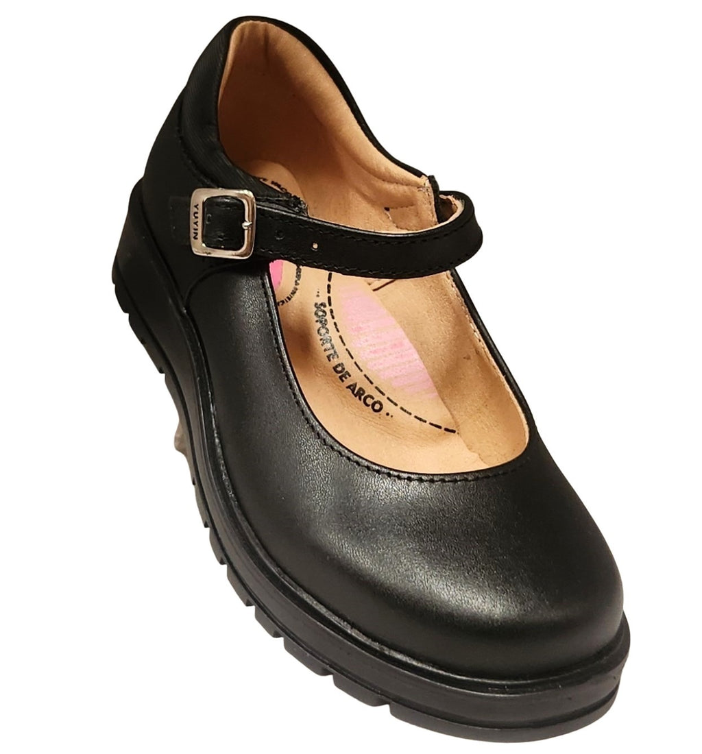 CALZADO ESCOLAR NIÑA YUYIN 22200 NEGRO