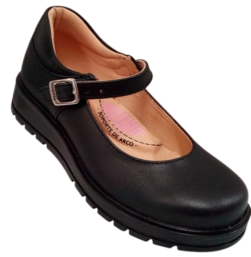 CALZADO ESCOLAR NIÑA YUYIN 22200 NEGRO