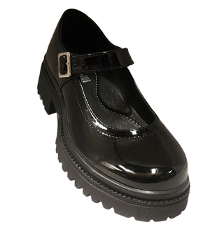 CALZADO ESCOLAR YUYIN 24270 CHAROL NEGRO