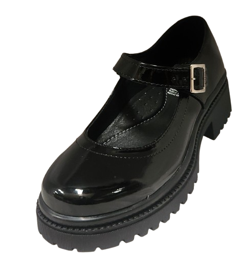 CALZADO ESCOLAR YUYIN 24270 CHAROL NEGRO