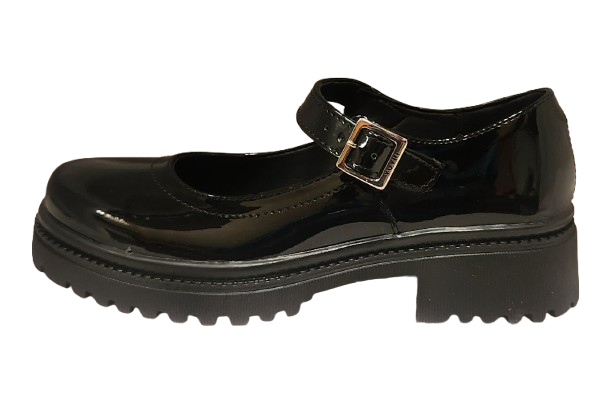 CALZADO ESCOLAR YUYIN 24270 CHAROL NEGRO
