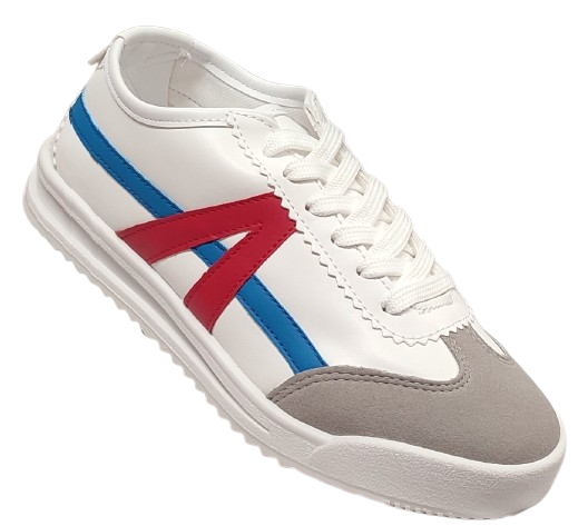 TENIS URBANO COILETT 90381 BCO/ROJ/REY