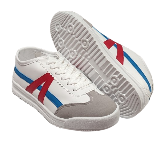 TENIS URBANO COILETT 90381 BCO/ROJ/REY