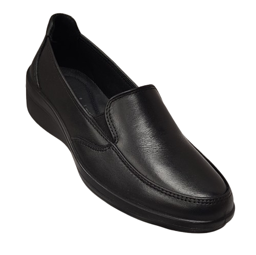 MOCASIN CONFORT DAMA FLEXI 142302 NEGRO